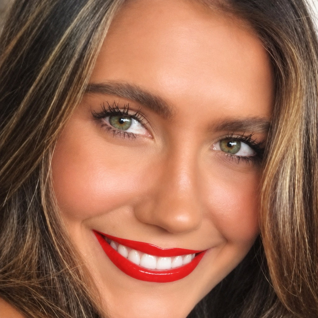 Gold Diamante Luxe - Ruby Rouge